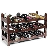 Acan Tradineur - Botellero de plástico apilable, de Poco Espacio y Gran Capacidad.