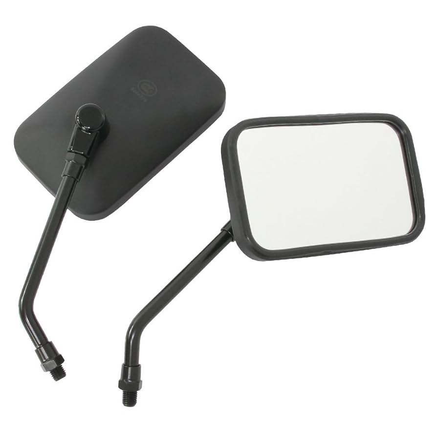 EMC カブ用　New角型ショートステムミラー 左右セット カブ用 角型ショートステムミラー 左右セット EMC - メルカリ