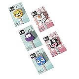 Comidox 5 Pcs LED Creative Keychain Shell PVC Silicone Soft Key Ring Cap Cover Case Cartoon Animal Styling White Cat &Blue Cat&Black Cow&Hippo&Lion 1 Each