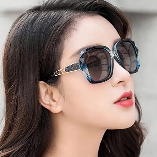 Image of Dervin UV Protected Han Edition Designer Oversized Sunglasses for Women (Large)