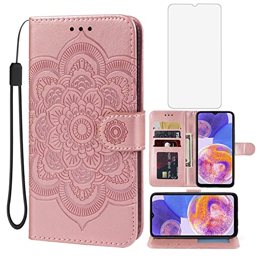 Funda Samsung A23 evita roturas de pantalla con este kit de cristal y cuero