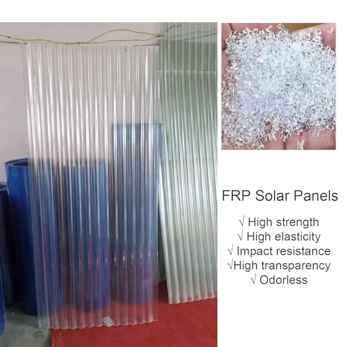 Paneles de techo transparentes de plástico corrugado para zonas de sol 3