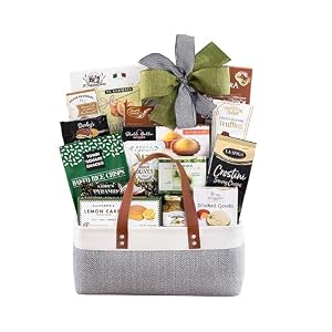 Wine Country Gift Baskets The Connoisseur Gourmet Gift Basket Food Gift Basket for Families College Students Appreciation Thank You Congratulations Get Well Soon Care Package