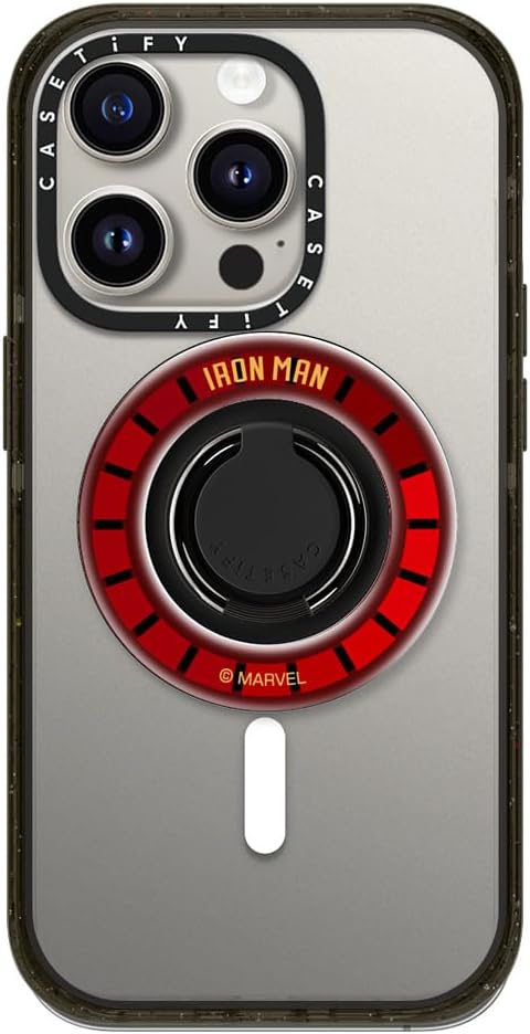 CASETiFY Snappy Ring Holder Compatible with Magsafe - Iron Man