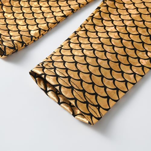 VIKITA Girls Soft Stretchy Leggings Sparkly Active Workout Pants for Toddler Kids Colorful Pattern Ages 2-124