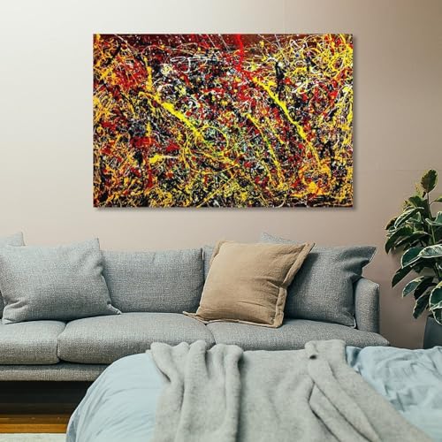 Jackson Pollock Convergence poster toile pour raviver un mur terne