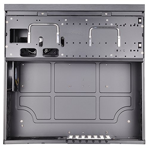 SilverStone SST-GD07B - Gabinete de computadora HTPC ATX Grandia, alto rendimiento de flujo de aire silencioso, negro miniatura 5