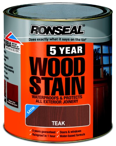 Ronseal 5 Year Woodstain Teak 750ml