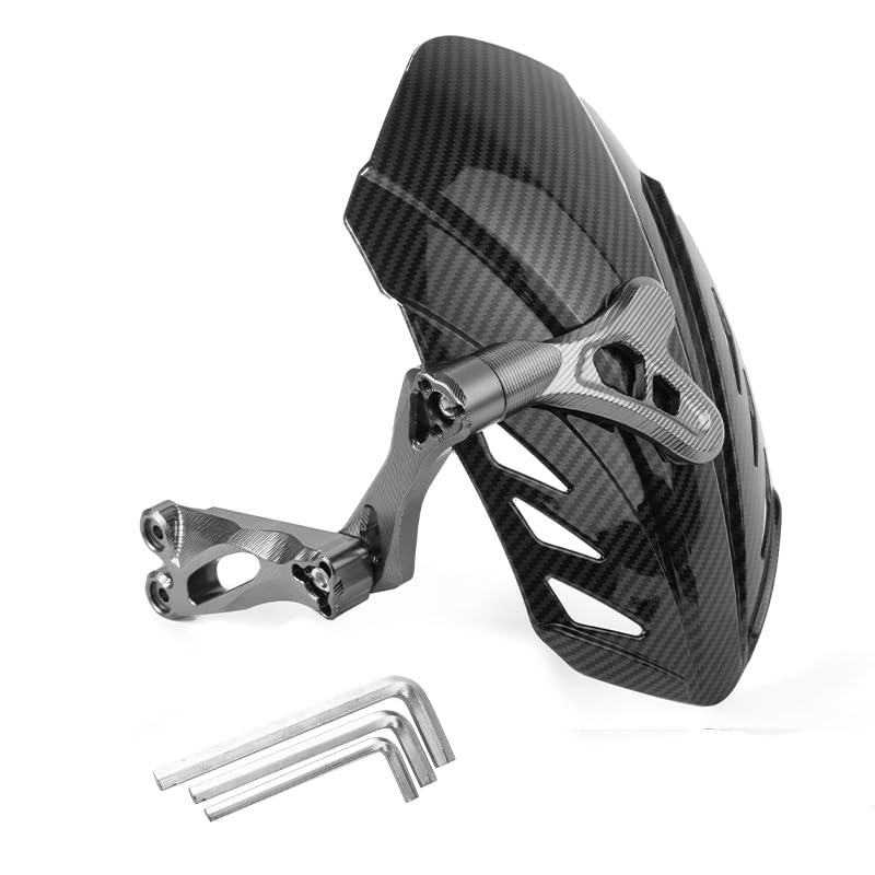 Image of MIPPO Carbon Fiber Rear Fender for N1S, U+b, M2, NGT & Little Monkey Bikes | Modified Scooter Mudguard Accessory