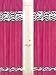 Funky Zebra Window Treatment Panels - Set of 2