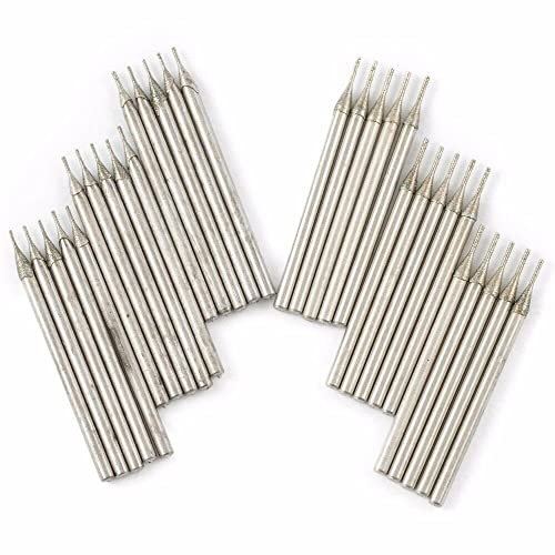 JINGLING Brocas Diamante 0.5 y 0.8 mm Set 30 Piezas
