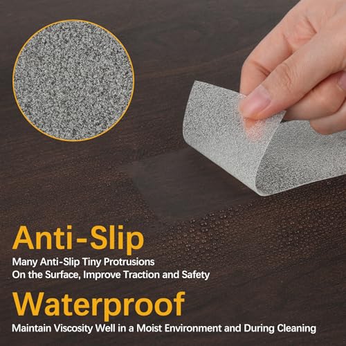 RISF Antirutsch Klebeband, 5cm x 10m Antirutschband Selbstklebend, Treppe, Wasserdicht, Antirutsch Treppenstufen, Schützt Ältere Menschen, Kinder/Haustiere vor Ausrutschen und Stürzen