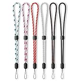 Avorast Hand Wrist Strap Lanyard, 6 Pack Adjustable Colorful Nylon Hand Wrist Straps for GoPro, Camera, Keys, Keychain, Phone, USB Flash Drive, Wallet, ID Name Tag Badge (Mixed Undertint)