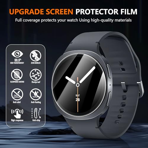 Image of Suoman 4-Pack for Samsung Galaxy Watch 9 /8 44mm Screen Protector