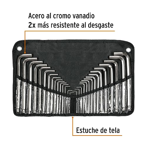 Llaves milimétricas y estándar 28 llaves milimetricas y estandar marca TRUPER (2)