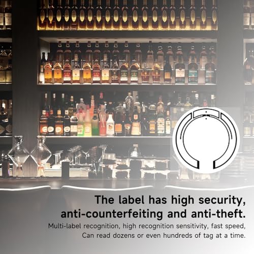 YANZEO 100 peças de etiqueta RFID UHF 860-960MHZ de longo alcance para gerenciamento de ativos de ar