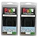 Pawz Water-Proof Dog Boot, Black, Medium (2 Pack)