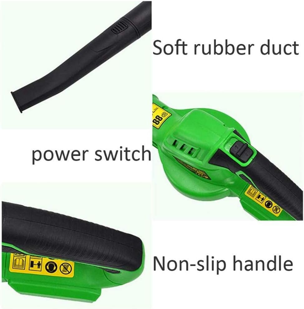 Wireless Blower Cordless Garden Leaf Blower for Household Computer Dust Collector Car Dust Strong Wind Blowing Tool 1battery (1battery)