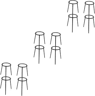 OSALADI 12Pçs Tripé De Lâmpada De Suporte De Tripé De Ferro Queimador Tripé Suporte De Lâmpada Suporte De Lâmpada Suprimentos De Laboratório Laboratórios De Experimentos De