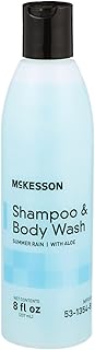 McKesson Body Wash and Shampoo with Aloe, Summer Rain Scent, 8 oz, 1 Count