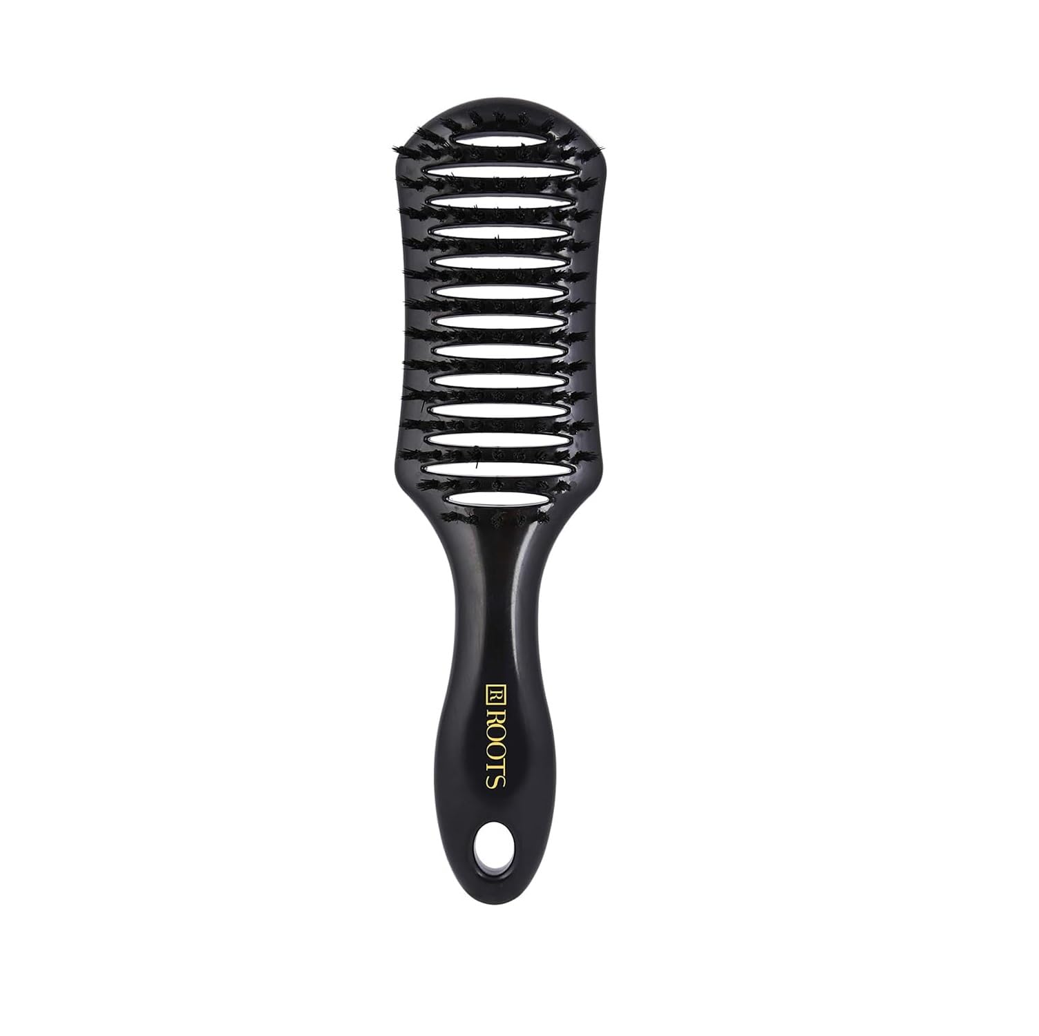 Roots - Men Flat Hair Brush - Designed with Black Soft Tip Nylon Pins - Comfortable Use for Men Hair Brush - Model No.EF41-image-28