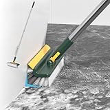 Scalable Cleaning Brush with Long Handle V-Shape Stiff Bristle Bathroom Scrubber Shower Cleaner Brush Tub Tile Scrub Brush for Bathroom Bathtub Toilet Kitchen Household Must Haves Cleaning Supplies