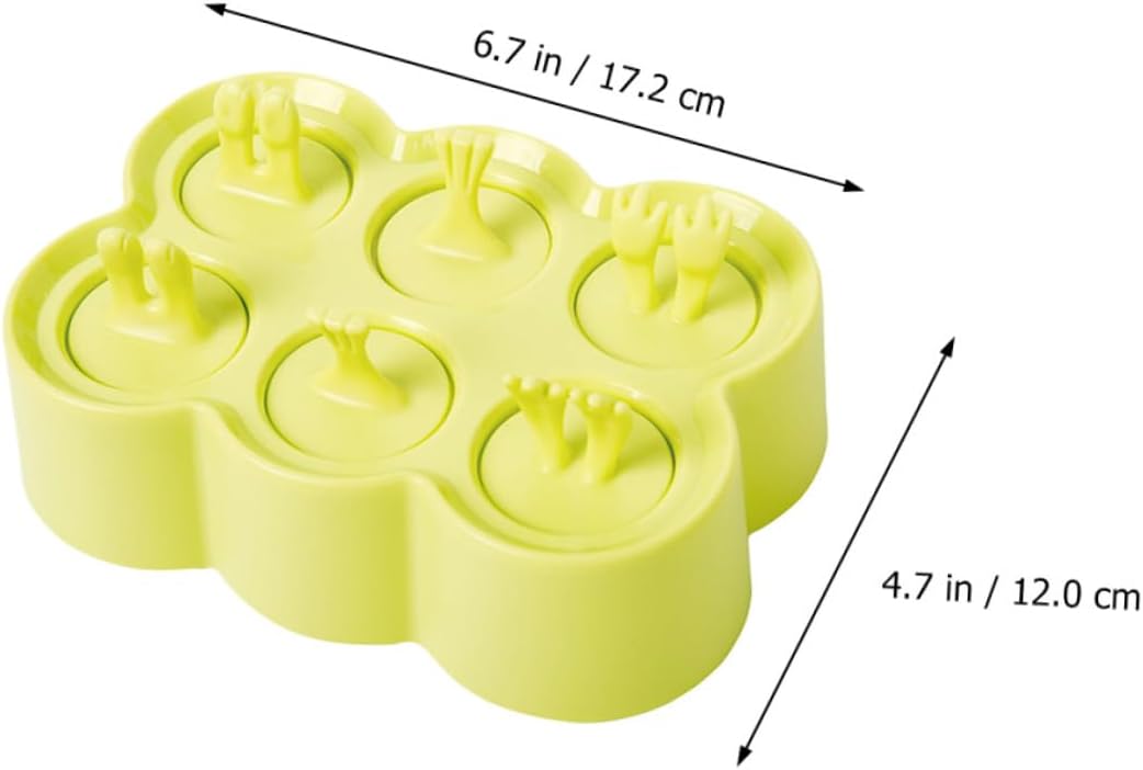 4-Piece Silicone Animal Popsicle Molds Set Reusable Ice Cream Making Molds Ice Lolly for Boys and Girls Easy Release Cube for Summer Treats