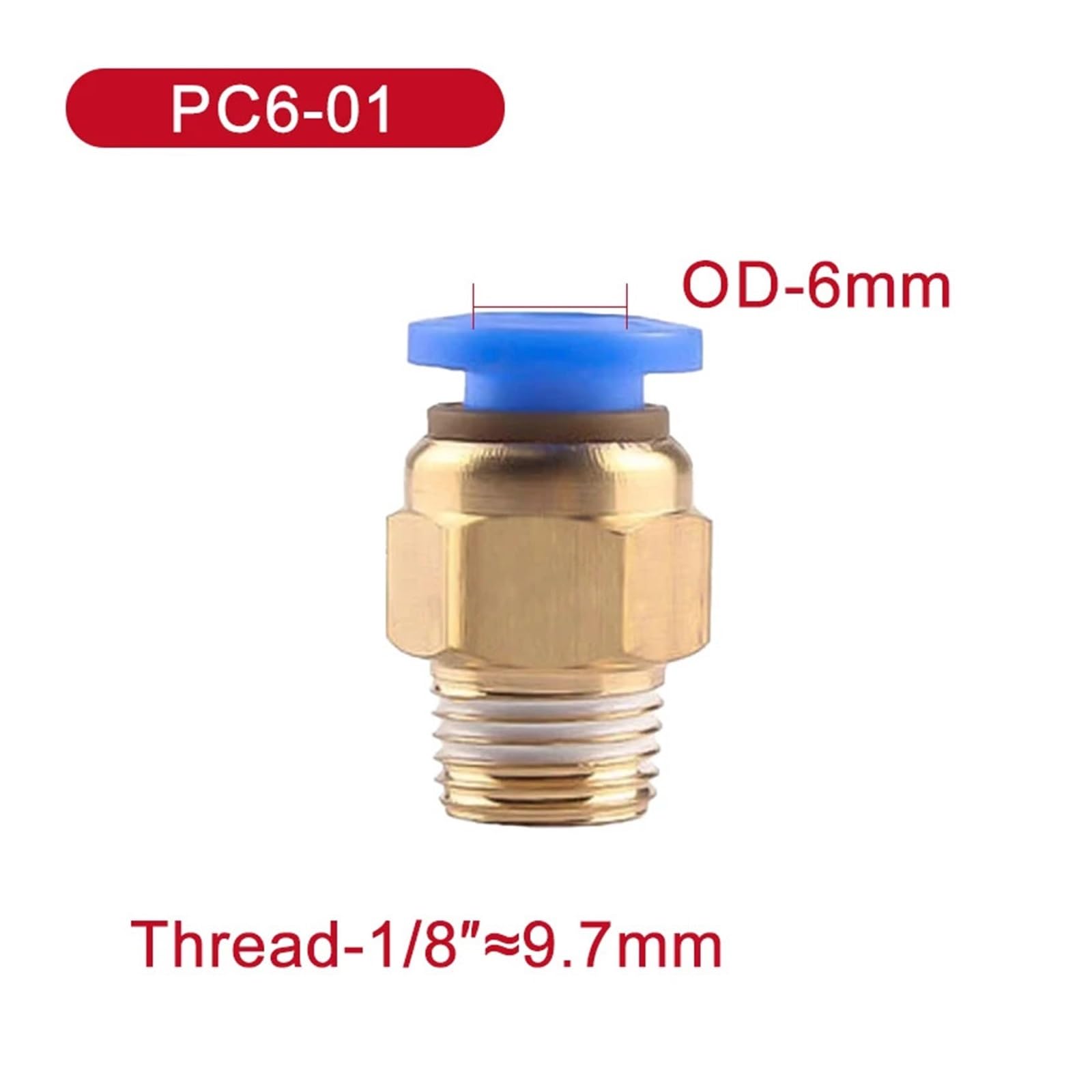 50/100 sztuk pneumatyczne złącze powietrza montaż PC 4/6/8/10/12mm gwint męski 1/8 1/4 3/8 1/2 złączki do węży 4-m5 szybkozłącza rurowe