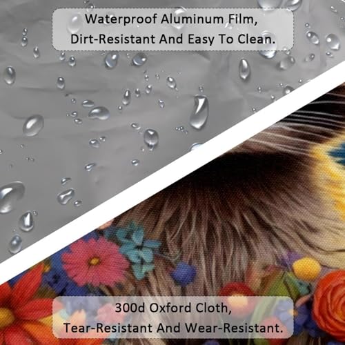 Large Beach Bag for Women, Vintage Map Anchor Starfish Coral Travel Tote with Pockets Waterproof Shoulder Handbag3