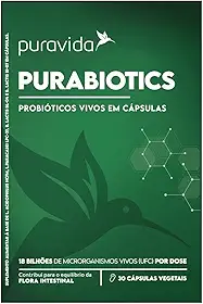 Purabiotics Probiótico Vivos Em Cápsulas - Pura Vida