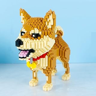 Uvini Adult Building Sets, Micro Bricks Dog Animal Building Toy Bricks Dog for Kids 10,11, 12, 13, 14, Teens or Adult, 1850 Pieces