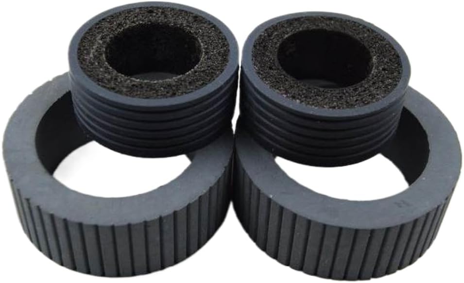 Brake and Pick Roller Set (10 Sets) Compatible with fi-6130, fi-6130Z, fi-6230, fi-6140, fi-6240, fi-6125, fi-6225 Scanners - Replaces Part Numbers PA03540-0001 and PA03540-0002