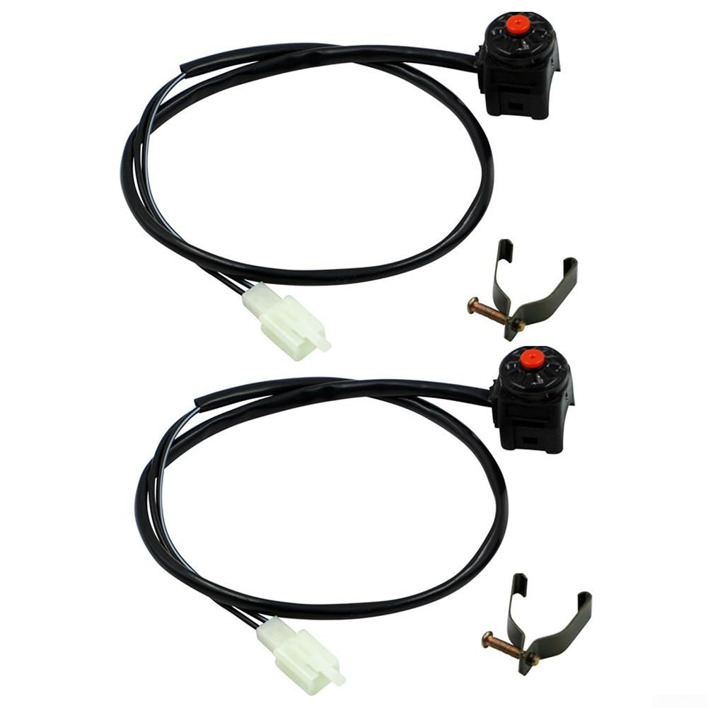 Kill Switch per manubrio moto pulsante arresto motore rosso