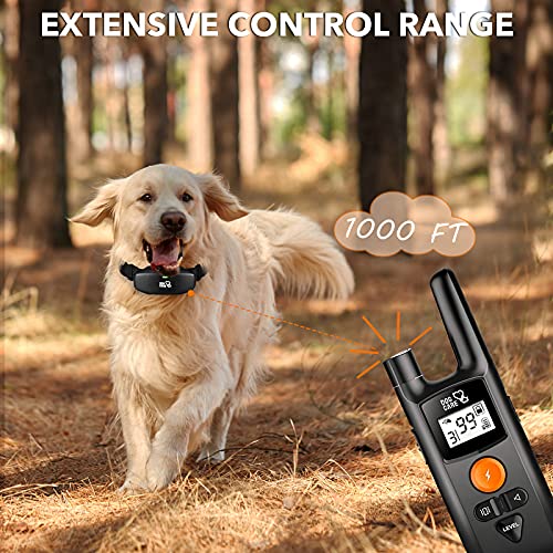 DOG CARE Dog Training Collar -Dog Shock Collar with Remote Provides 3 Training Modes, Beep, Vibration and Shock, 1000 FT Contral Range Dog Shock Collar for Small Medium Large Dog, Safety Keypad Lock - Image 7