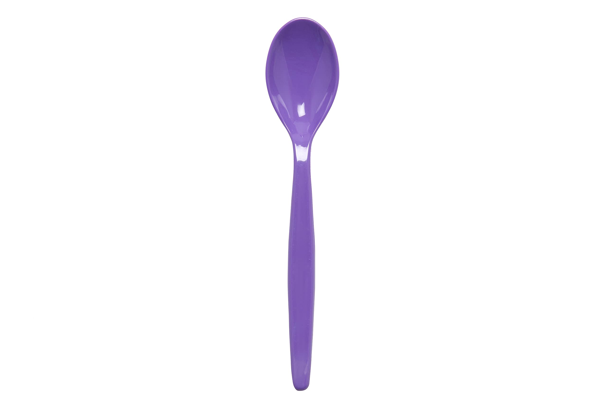 Harfield Pack of 10 Teaspoons Virtually Unbreakable Reusable BPA Free Copolyester Plastic (Purple)