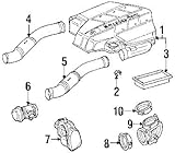 Mercedes-Benz 112 094 03 04, Air Filter