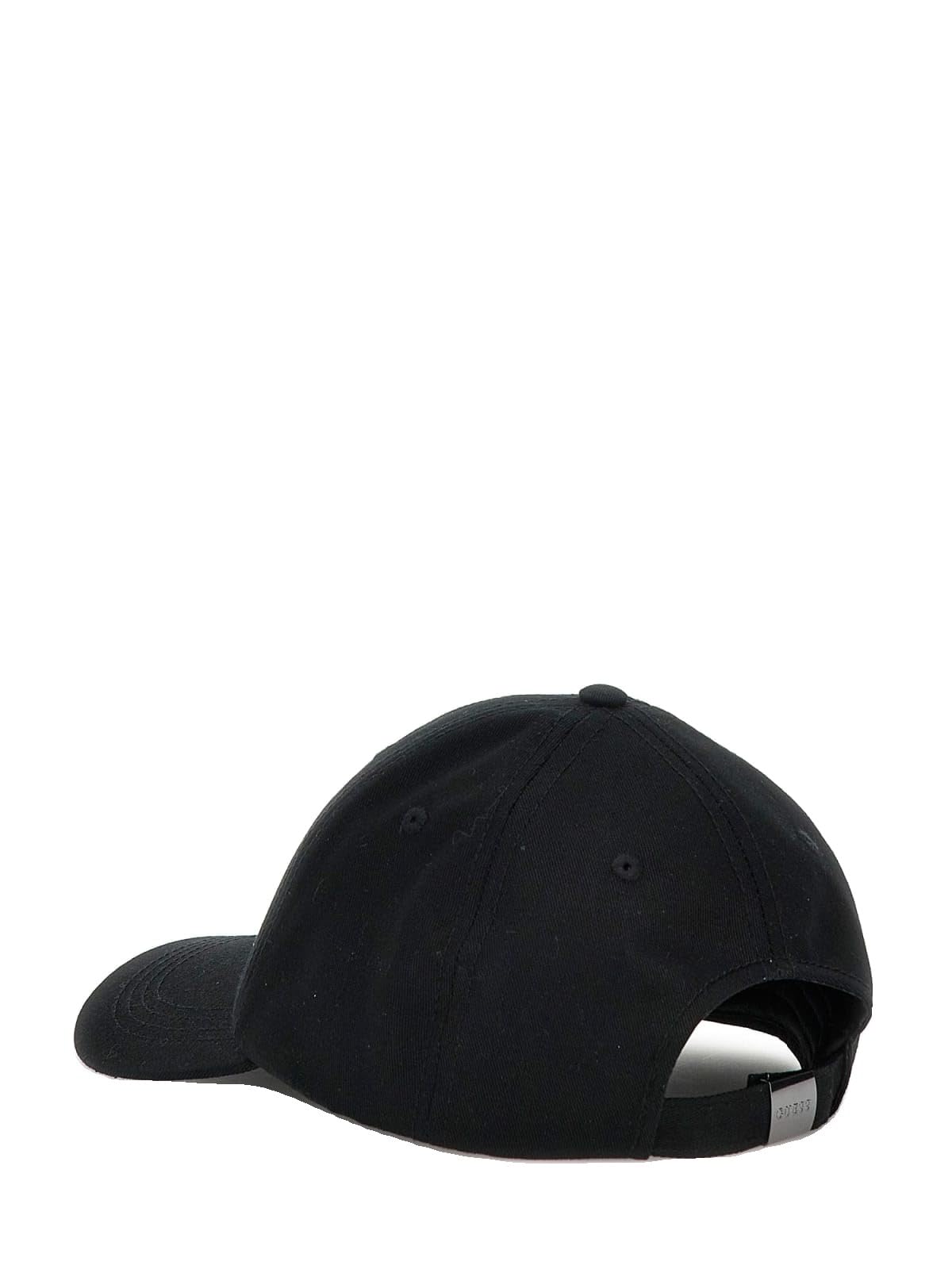 GUESS Gorra de béisbol de gabardina lisa BLA – Black One Size