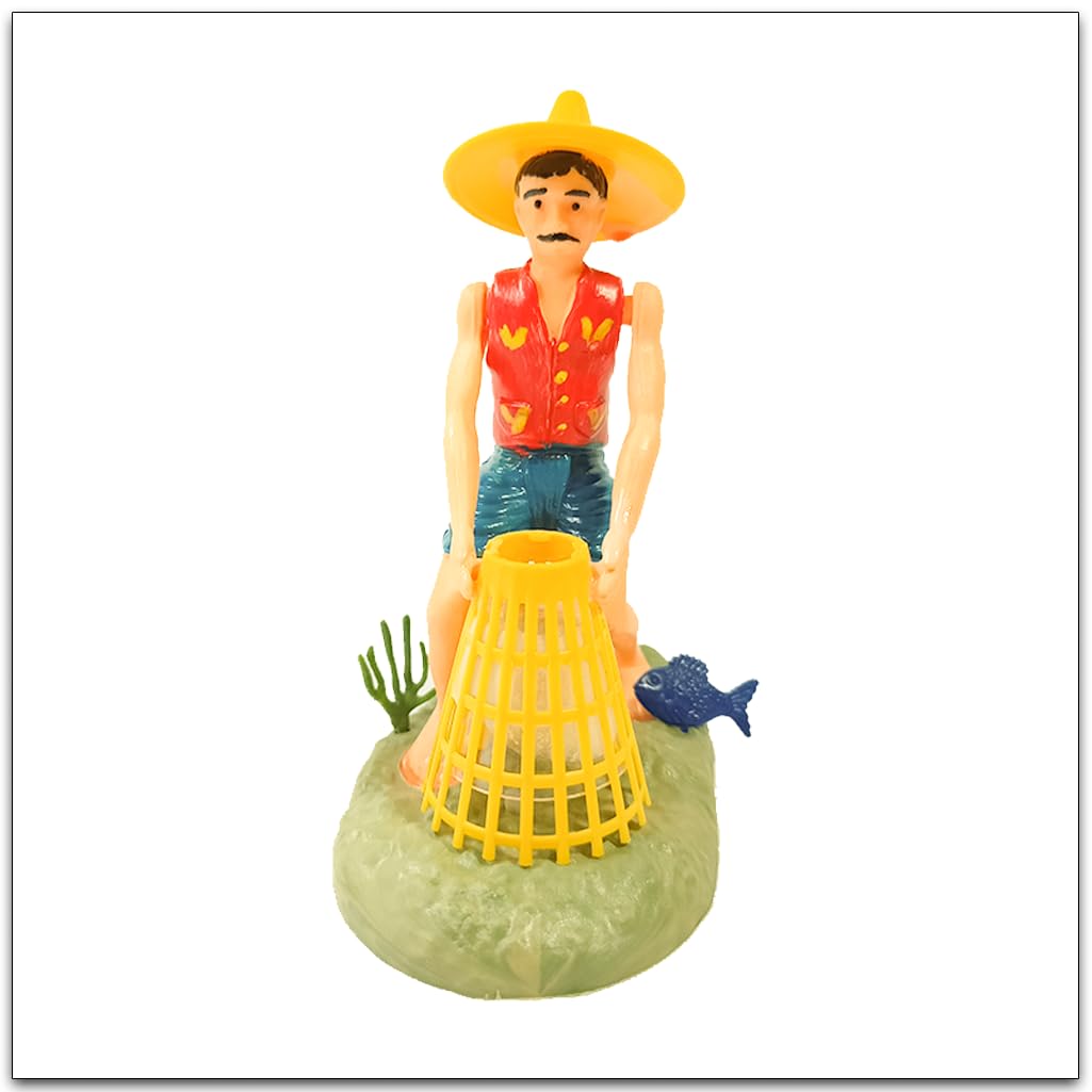Fish Tank Basket Man Action Toy Real Underwater Movement in Your Fish Tank - Air-Based – Bubble & Oxygen Maker for Your Aquarium – Décor Ornamental for Fish Tank. (B0CZ158ZK6) Amazon Price History, Amazon Price Tracker