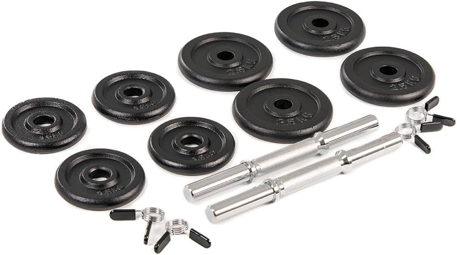 EVERGY Home Dumbbells Set 10 kg, 20 kg, Adjustable Dumbbells, 10 ...