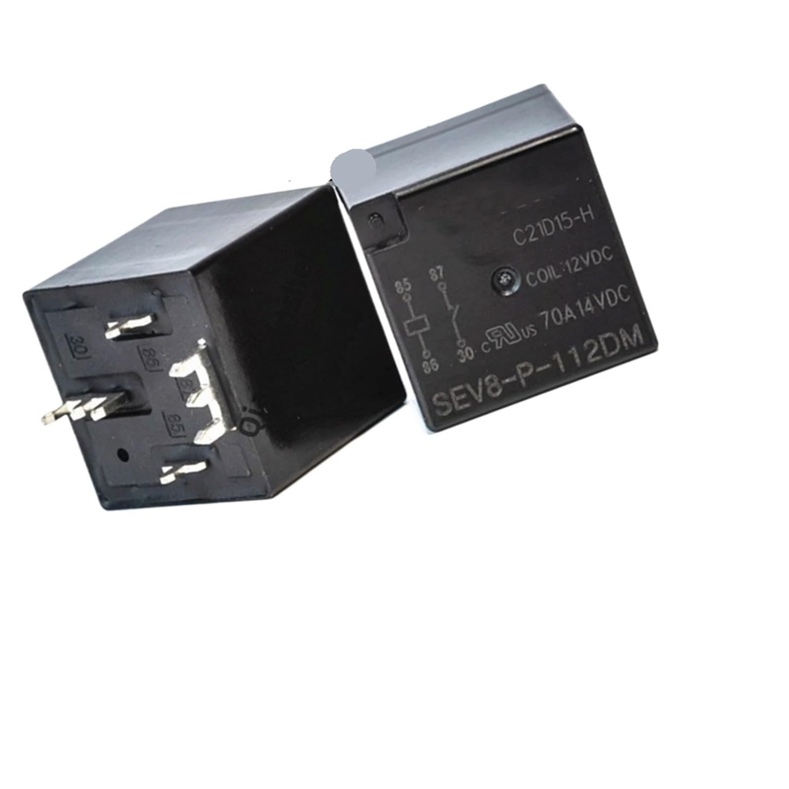 Relais Automobile SEV8-P-112DM 70 A pour l'Installation de vos Phares et Ventilateurs