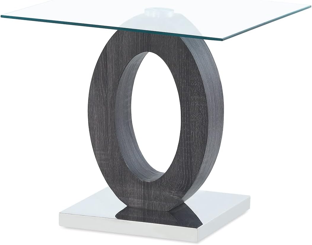 Global Furniture End Table, Grey