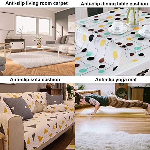 SagaSave Aderência de tapete de área antiderrapante super aderência acolchoada malha antiderrapante