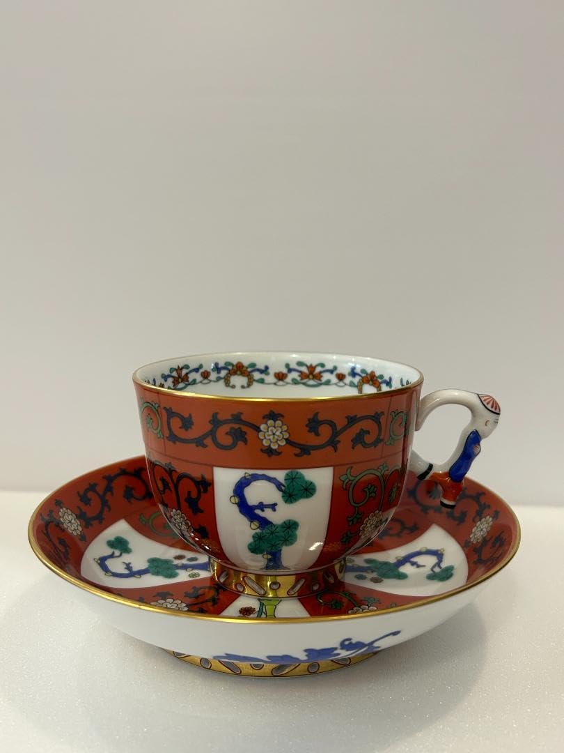 ヘレンド (HEREND) シノワズリ ゲデレ 西安の赤 カップ＆ソーサー