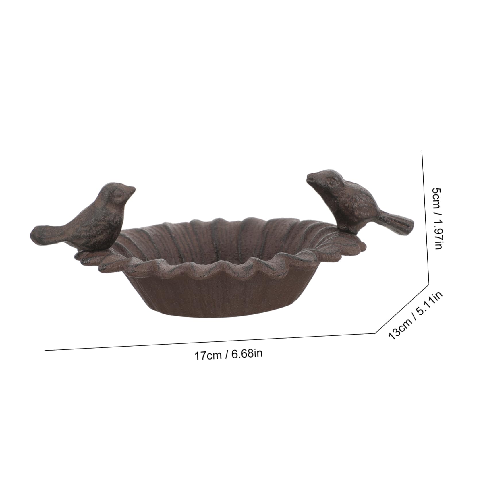 Abaodam Mangeoire à Oiseaux pour Jardin Nourrisseur Compact et Stable pour Petits Oiseaux pour Canaris Perroquets et Alouettes Décoration pour Balcon Cour et Jardin