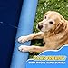 Haozozo Wasserspielzeug Kinder Outdoor Spiele mit Antirutschfunktion, 200CM Wassersprinkler Kinder Splash Pad, Gartenspielzeug Kind Sprinkler und Hundepool(Quadratisch 200cm)