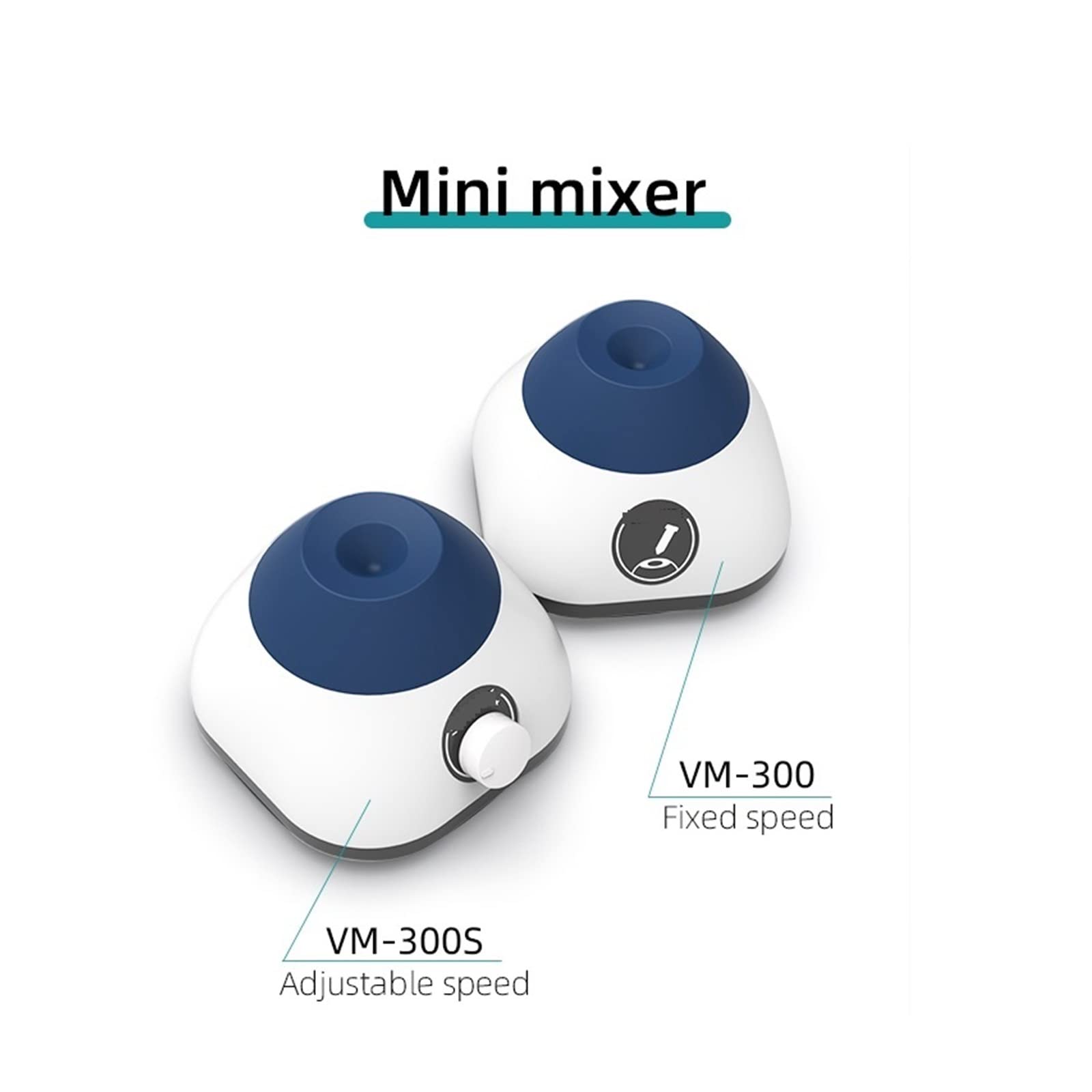 Agitador magnético, Mini mezclador equipo de laboratorio agitador oscilador multifuncional tatuaje pigmento esmalte uñas líquido tinta(VM-300S)