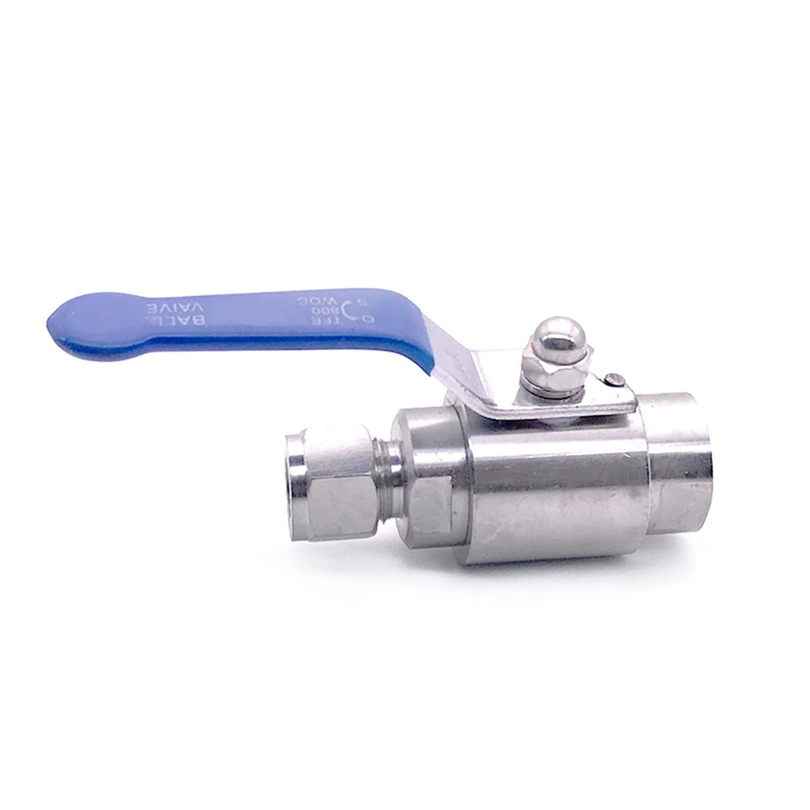 Vanne pneumatique 12mm inox 304 pour installation d'air comprimé d'atelier femelle 1/2