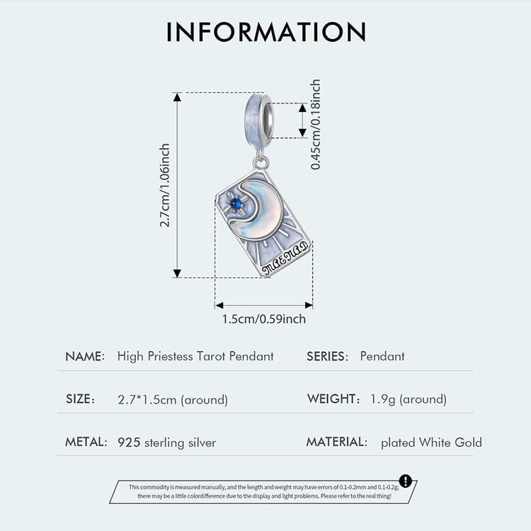 Mysterious Retro Tarot Cards Charms 925 Sterling Silver Beads Pendant Fits Pandora Bracelet Necklace for Women - Image 5