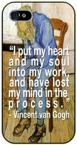 iPhone 5 / 5s Vincent Van Gogh Quotes - I put my heart and soul into my ...