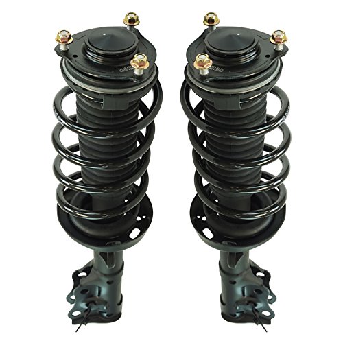 Image of TRQ Front Strut and Spring Assembly Set 2 Piece Compatible with 2012-2015 Honda Civic